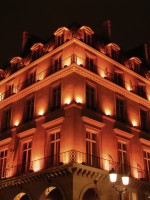 Hotel near the Louvre in Paris, France.